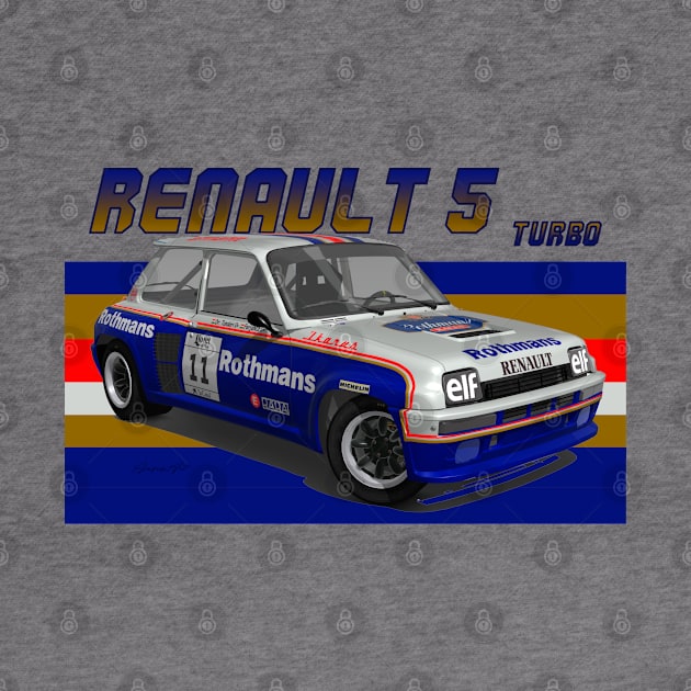 Renault 5 Turbo Group B by PjesusArt